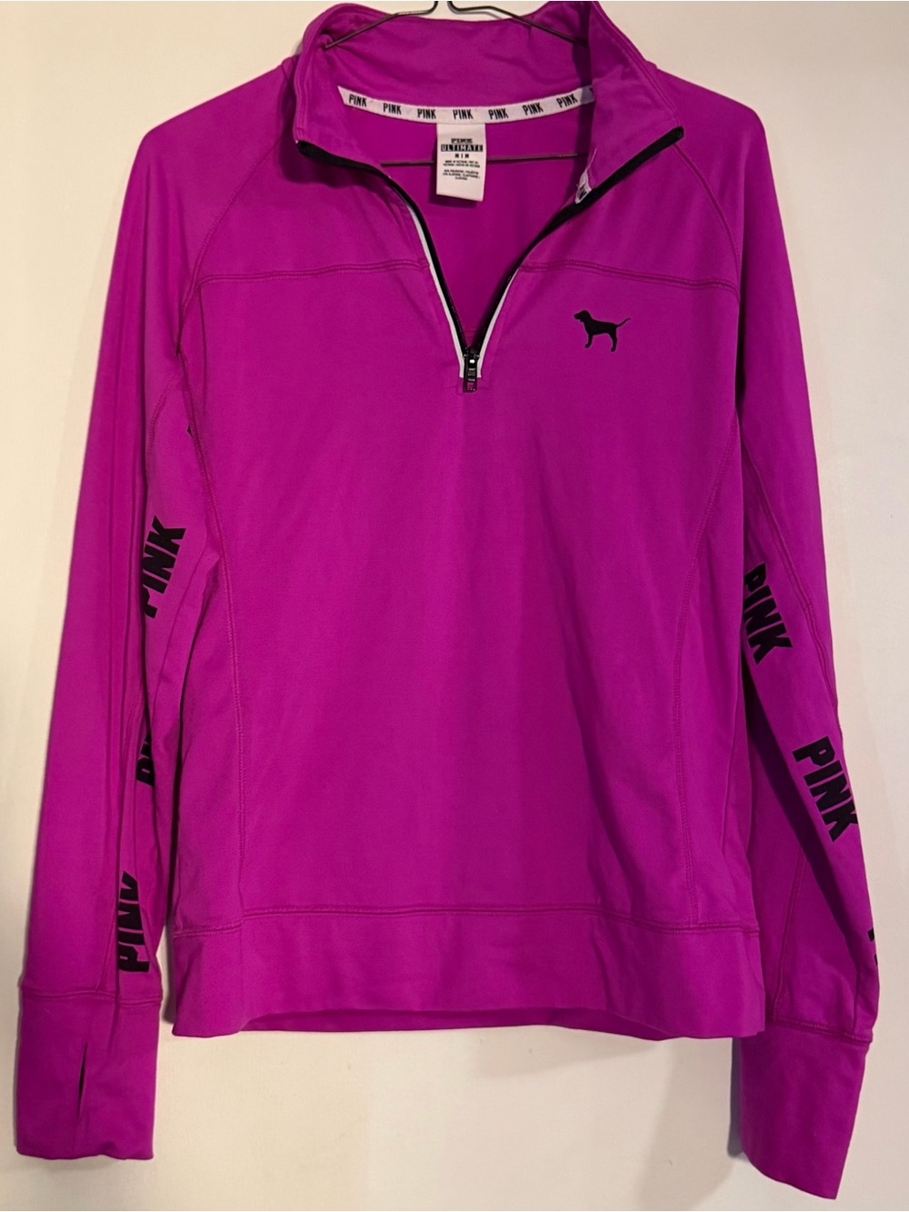 PINK Victoria's Secret Bright Magenta Athletic Top